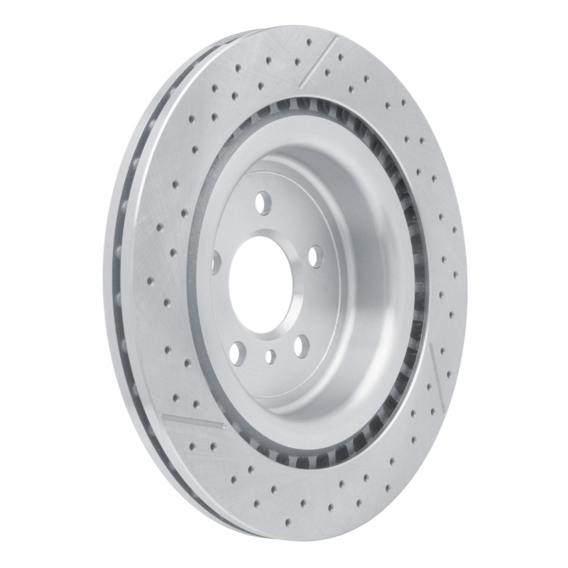 Mercedes-Benz ML63 AMG Brake Rotor (1) - Rear - R1 Concepts - Drilled and Slotted - `12-`19